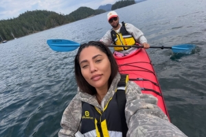 享受假期！库里夫妇加拿大旅游 划船钓鱼好不惬意🚣‍♂️🎣